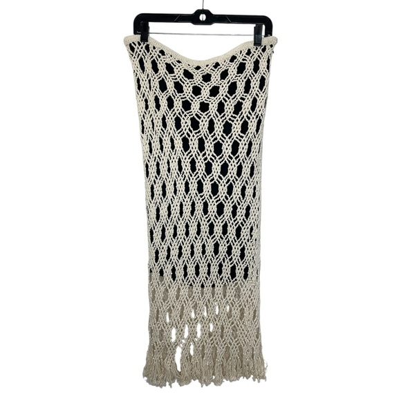 Diotima Sparrow Fringed Crochet Midi Skirt - Picture 2 of 3